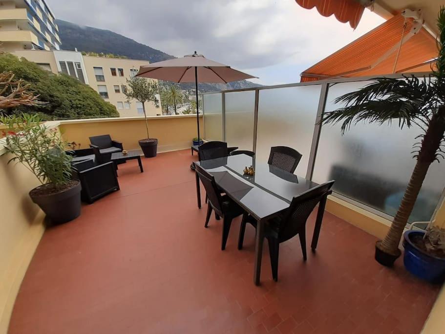 Le Garavan, Superbe Studio Vue Mer Et Vieux Menton Ngoại thất bức ảnh